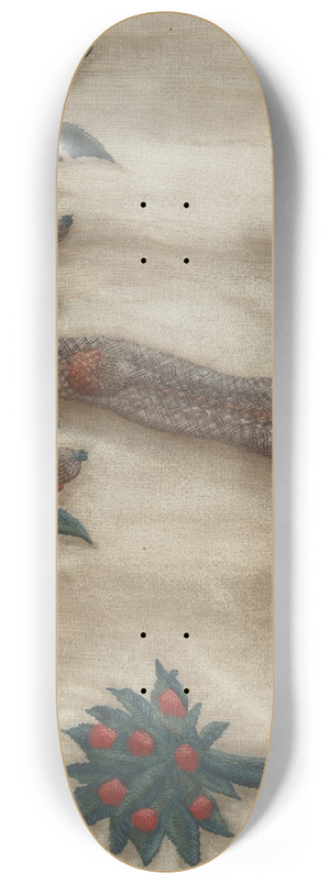 Mildred E. Bent - Embroidered Bed Hanging 8.25 inch art skate deck