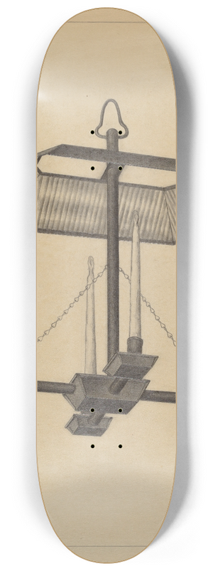 Mildred Ford - Chandeleir 8.25 inch art skate deck