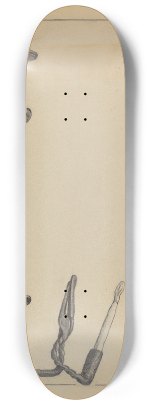 Mildred Ford - Rush Light and Candle 8.25 inch art skate deck