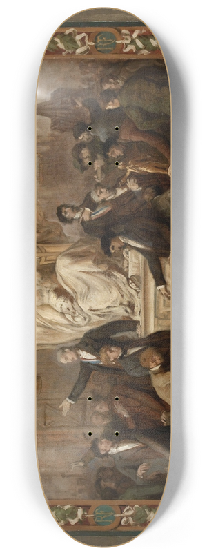 mile Bin - Allgorie des Arts (plafond) 8.25 inch art skate deck