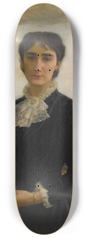 mile Friant - Portrait de jeune fille 8.25 inch art skate deck