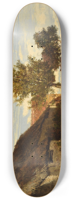 mile Lambinet - Chaumire au bord de leau 8.25 inch art skate deck