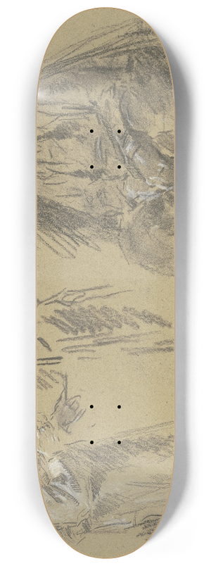 Anton Burger - Treiber Betz von Cronberg und zwei Genossen 8.25 inch art skate deck