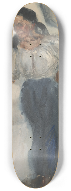 Milo Jirnek - Woman at the Stove 8.25 inch art skate deck