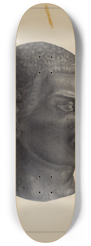 Milton Grubstein - Head (Top of Hitching Post) 8.25 inch art skate deck