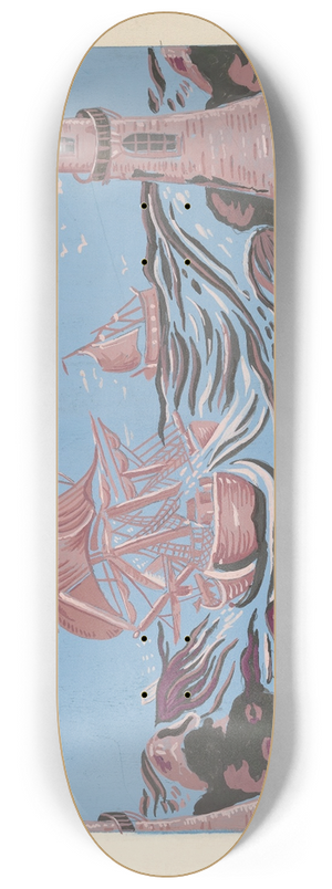 Mina Lowry - Bandbox 8.25 inch art skate deck