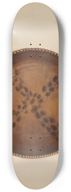 Mina Lowry - Pie Plate 8.25 inch art skate deck