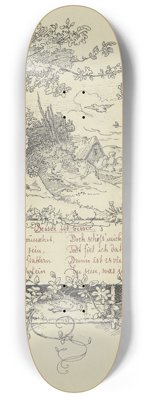 Minna Roberth - Besser ist besser 8.25 inch art skate deck