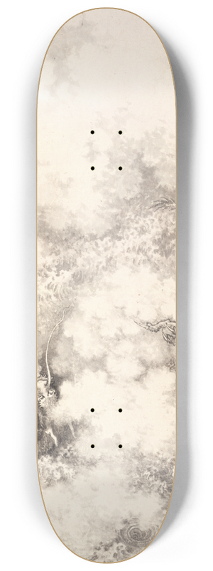 Min Zhen - Dragon amid Clouds 8.25 inch art skate deck