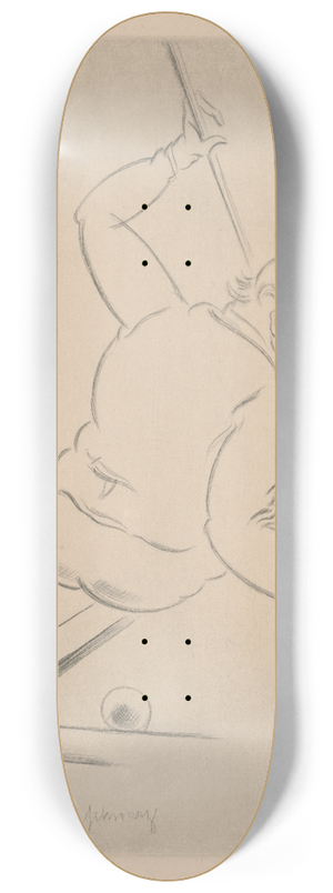Mommie Schwarz - Jan Sluyters 8.25 inch art skate deck Mommie Schwarz - Jan Sluyters 8.25 inch art skate deck