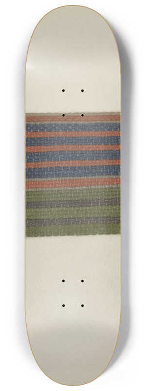 Mona Brown - Shaker Rug 8.25 inch art skate deck