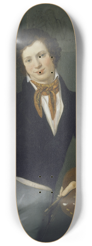 Moritz Daniel Oppenheim - Self-Portrait 8.25 inch art skate deck