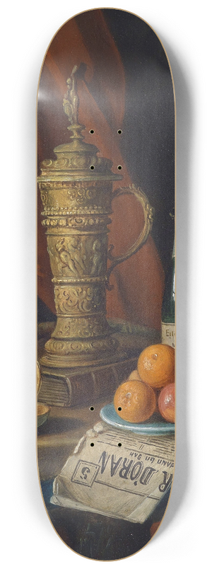 Moritz Mansfeld - Stillleben Mit Deckelhumpen 8.25 inch art skate deck