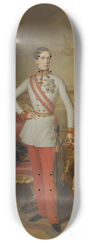 Anton Einsle - Emperor Franz Joseph I 8.25 inch art skate deck