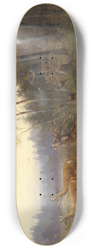 Moritz Mller - Hirschjagd 8.25 inch art skate deck