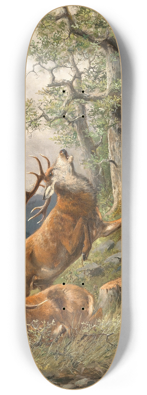 Moritz Mller II - Deer Hunting 8.25 inch art skate deck