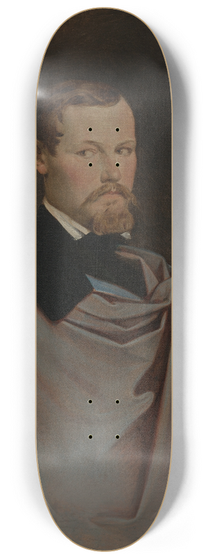 Moritz von Schwind - Bildnis des Platzmajors Julius Sachs 8.25 inch art skate deck