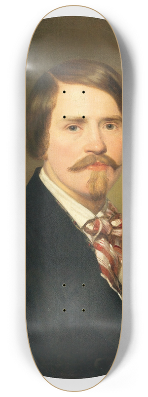 Anton Einsle - Portrait of a man 8.25 inch art skate deck