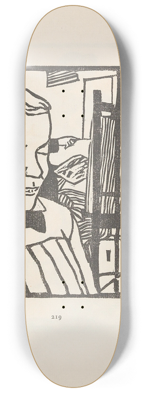 Moriz Jung - Portrt 8.25 inch art skate deck