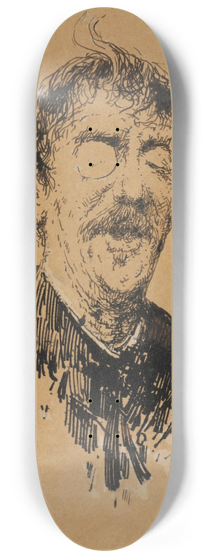 Mortimer Menpes - James MacNeill Whistler 8.25 inch art skate deck