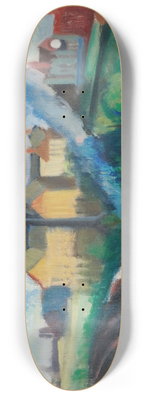 Morton Livingston Schamberg - Abstract Landscape 8.25 inch art skate deck Morton Livingston Schamberg - Abstract Landscape 8.25 inch art skate deck