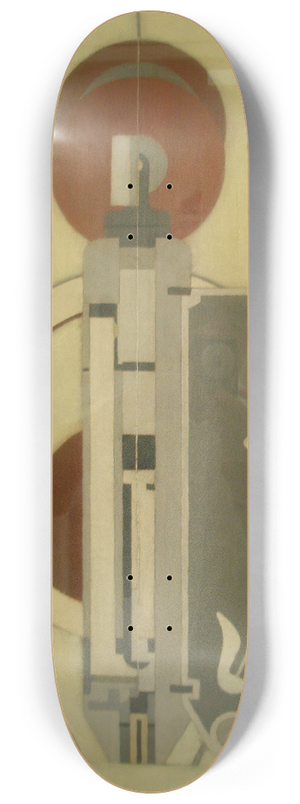 Morton Livingston Schamberg - Painting VIII (Mechanical Abstraction) 8.25 inch art skate deck Morton Livingston Schamberg - Painting VIII (Mechanical Abstraction) 8.25 inch art skate deck