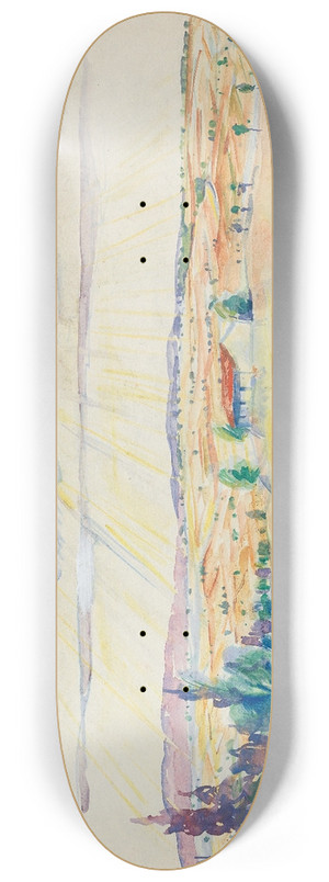 Anton Emanuel Peschka - Herbstsonne 8.25 inch art skate deck
