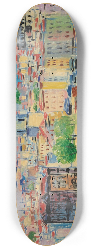 Mose Kisling - Le port de Marseille 8.25 inch art skate deck Mose Kisling - Le port de Marseille 8.25 inch art skate deck