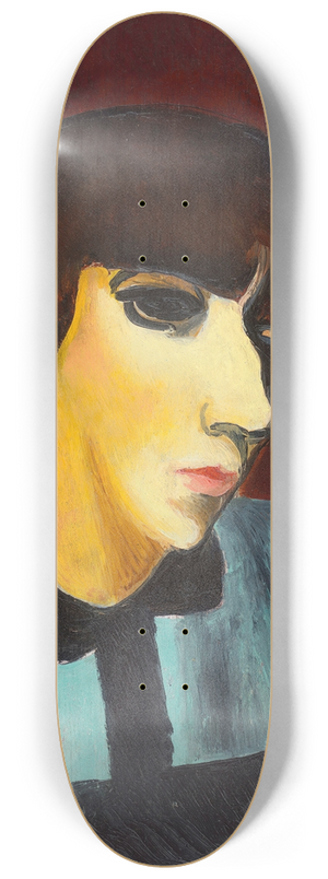 Mose Kisling - Portrait de Mme Rene Kisling 8.25 inch art skate deck