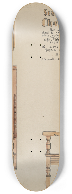 M. Rosenshield-von-Paulin - Chair-table 8.25 inch art skate deck