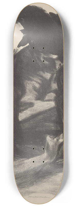 Nan Lurie - Scrubwoman 8.25 inch art skate deck