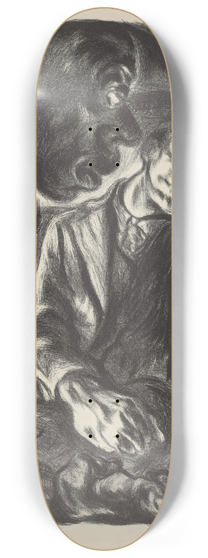 Nan Lurie - Subway Scene 8.25 inch art skate deck