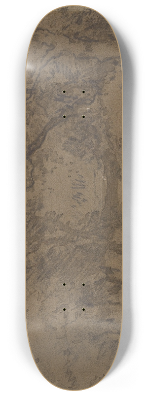 Narcisse-Virgile Diaz de La Pea - Entre de route en fort 8.25 inch art skate deck