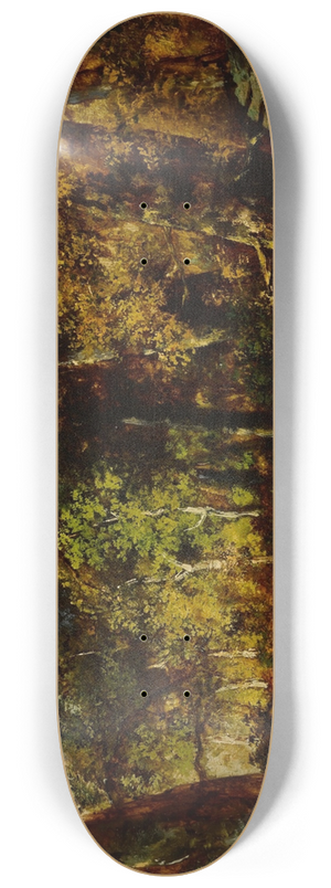 Narcisse-Virgile Diaz de La Pea - Fret de Fontainebleau 8.25 inch art skate deck