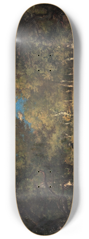 Narcisse-Virgile Diaz de La Pea - The Forest of Fontainebleau 8.25 inch art skate deck