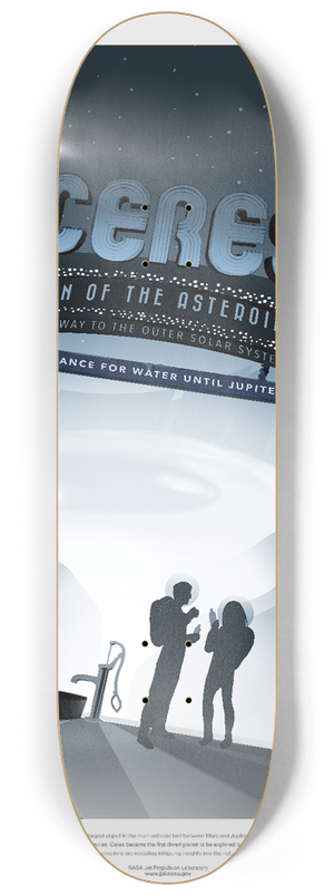 NASA - Ceres 8.25 inch art skate deck