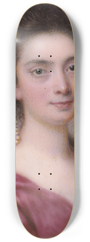 Nathaniel Hone - Portrait of a Lady 8.25 inch art skate deck