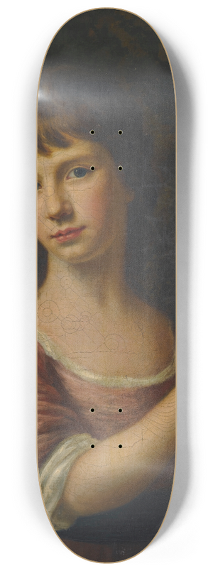 Nathaniel Hone - Portrait of Ann Anderson, Wife of Alexander Balmanno 8.25 inch art skate deck