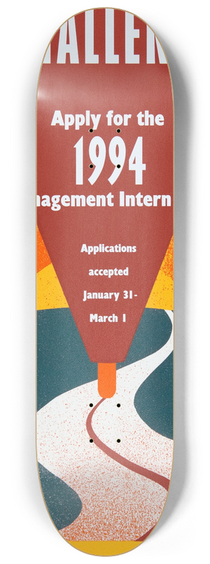 National Institutes of Health - Accept the challenge 8.25 inch art skate deck