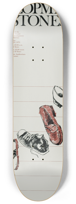 National Institutes of Health - Developmental milestones 8.25 inch art skate deck