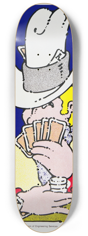 National Institutes of Health - Dont gamble with your life 8.25 inch art skate deck