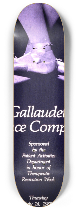 National Institutes of Health - Gallaudet Dance Company 8.25 inch art skate deck