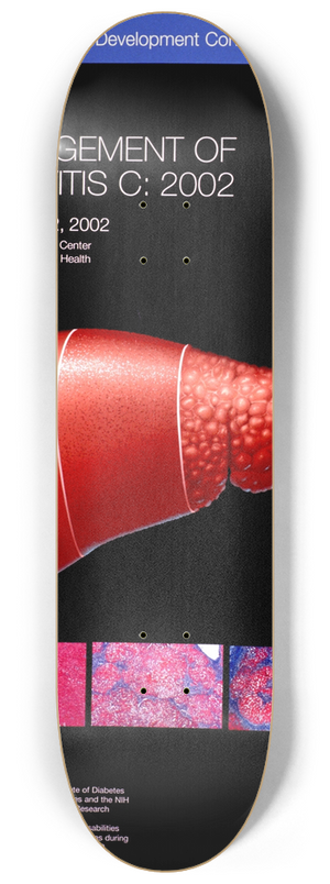 National Institutes of Health - Management of hepatitis C 8.25 inch art skate deck