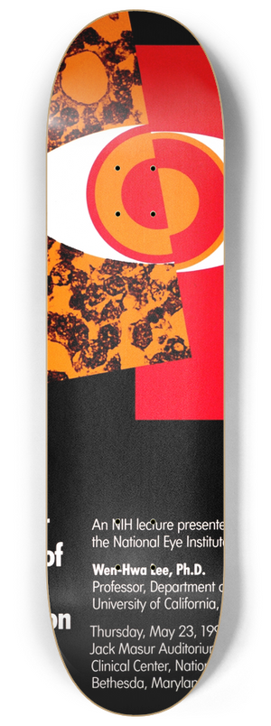 National Institutes of Health - Molecular genetics of cancer suppression 8.25 inch art skate deck