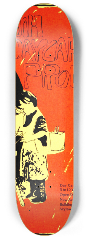 National Institutes of Health - NIH daycare program 8.25 inch art skate deck