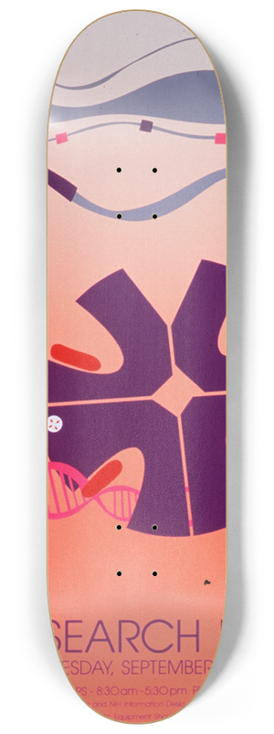 National Institutes of Health - NIH Research Day 89 8.25 inch art skate deck