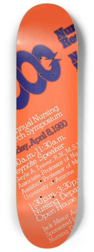 National Institutes of Health - Nursing research, nursing practice 8.25 inch art skate deck