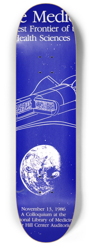 National Institutes of Health - Space medicine 8.25 inch art skate deck