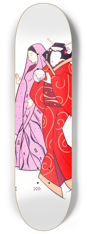 National Institutes of Health - The grace and strength of Asian women 8.25 inch art skate deck