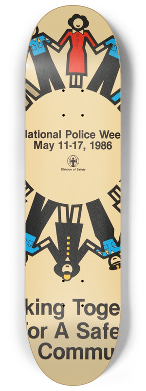 National Institutes of Health - Working together for a safer NIH community 8.25 inch art skate deck National Institutes of Health - Working together for a safer NIH community 8.25 inch art skate deck